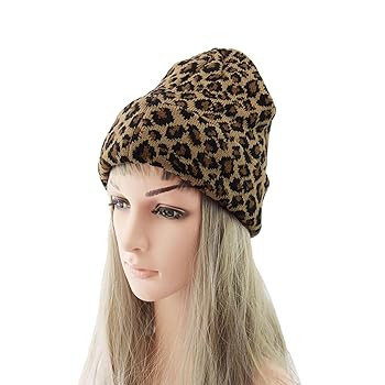 帽子 archive COACH beanie leopard grunge y2k Leopard Beanie Y2k Hat Cheetah 2000s Emo Grunge Cool Faux